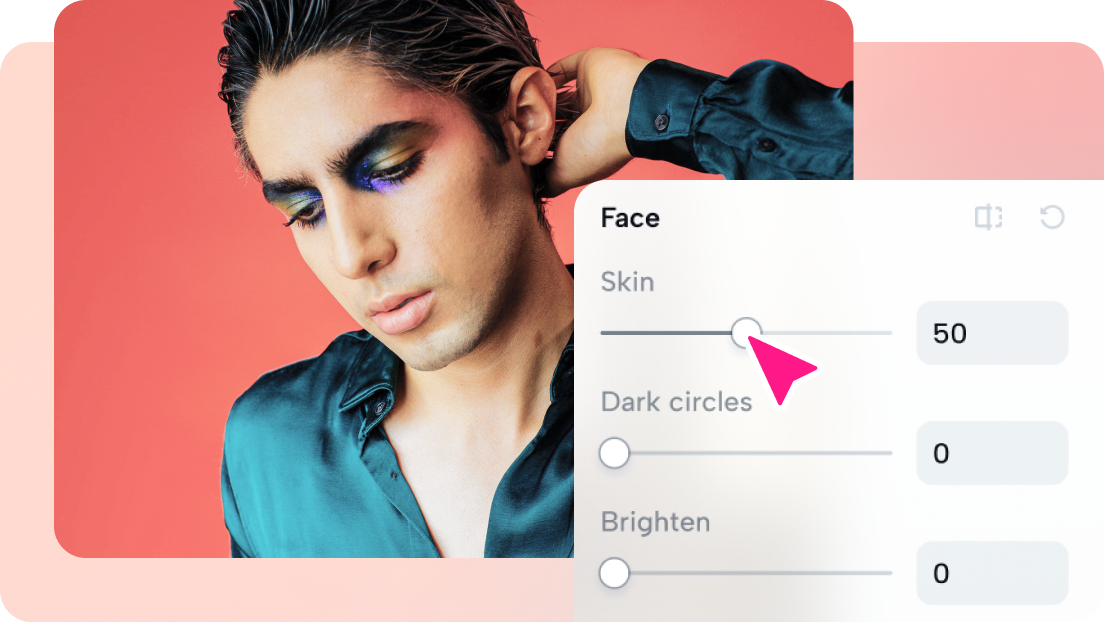 Edit facial features effortlessly